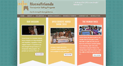Desktop Screenshot of horsefriendsnc.org