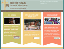 Tablet Screenshot of horsefriendsnc.org